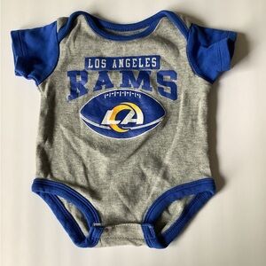 NFL Los Angeles Rams Gray and Blue Bodysuit
